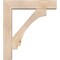 Ekena Millwork Imperial Block Smooth Bracket w/ Offset Brace, Douglas Fir, 7 1/2"W x 34"D x 38"H BKT0806X34X38IMP05SDF - alternate 2